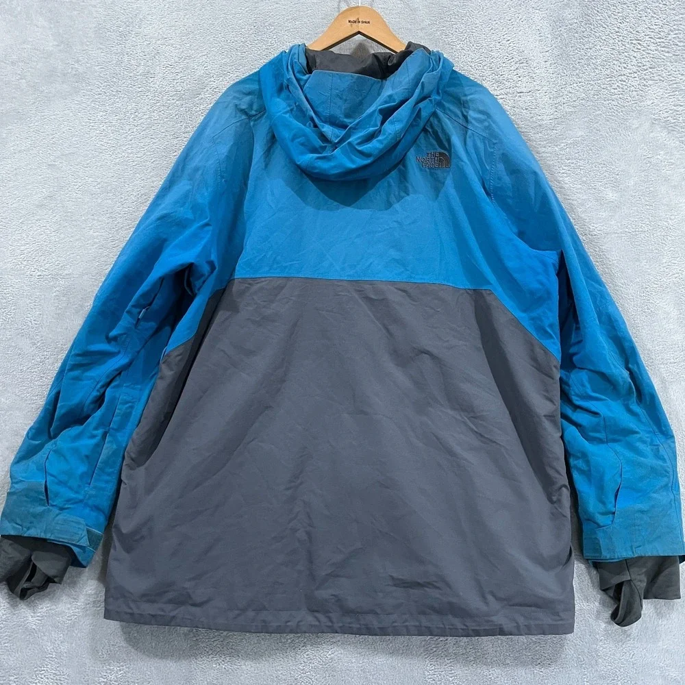 The North Face Pro Project Goretex Jacket Mens 2XL Ski Snowboard‎ Hood Blue Gray